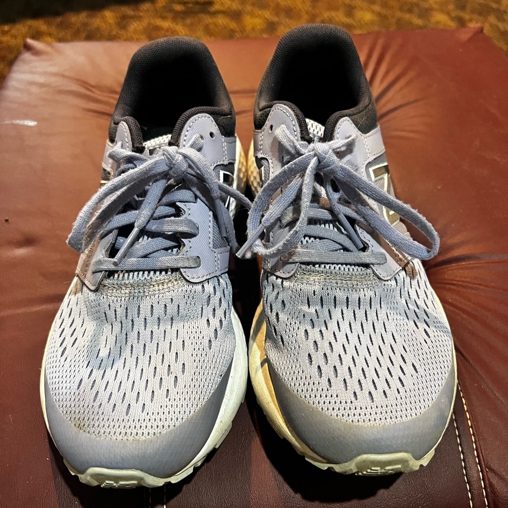 Lilac and Black Athletic Sneakers